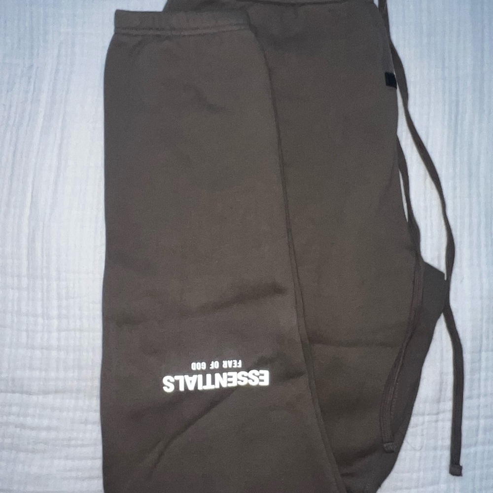 Fear of God Essentials Brown Sweatpants Joggers